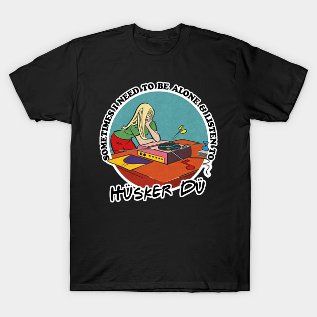 Husker Du / Music Obsessive Fan Design T-Shirt by DankFutura